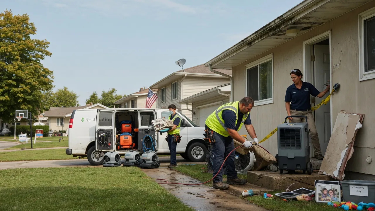 Water Damage Restoration in Menoken, ND near me